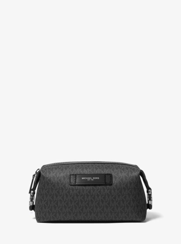 Panske Cestovné Tašky Michael Kors Logo Travel Case Čierne - Tasky Michael Kors Obchod | HOEFK-8157